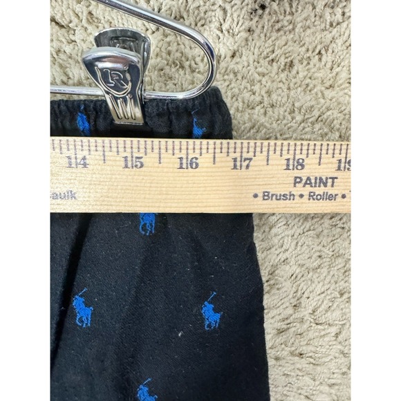 Polo Ralph Lauren All Over Pony Logo Flannel Pajama Pants Size L Lounge Relax - Picture 6 of 8